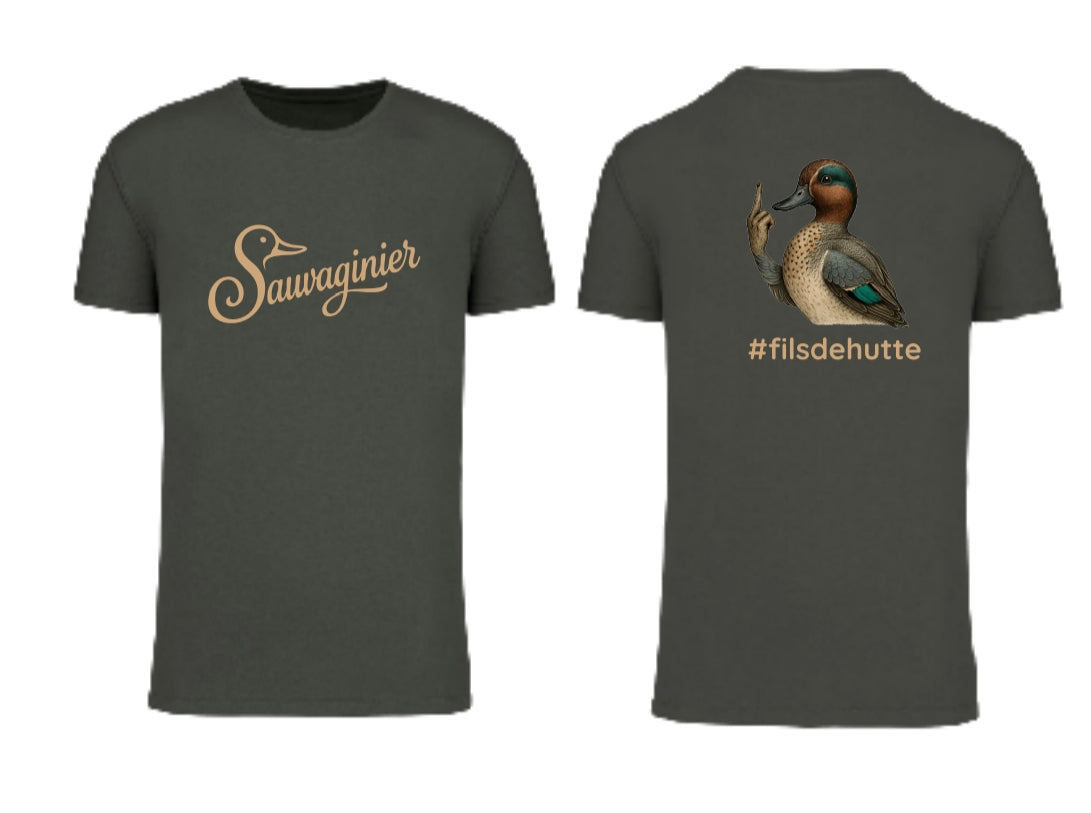 T-shirt #touchepasmahutte