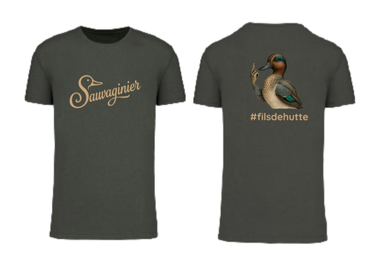 T-shirt #touchepasmahutte